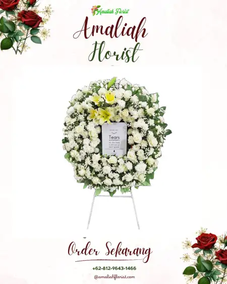Krans Bunga Duka Krematorium Yayasan Tri Dharma Tegal